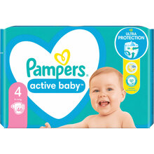 Підгузки Pampers Active Baby Maxi 4 9-14кг 46шт (8001090949097)