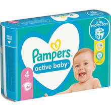 Підгузки Pampers Active Baby Maxi 4 9-14кг 46шт (8001090949097)