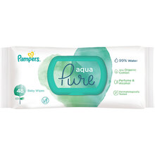 Влажные салфетки Pampers Aqua Pure 48 шт (8001090603326)