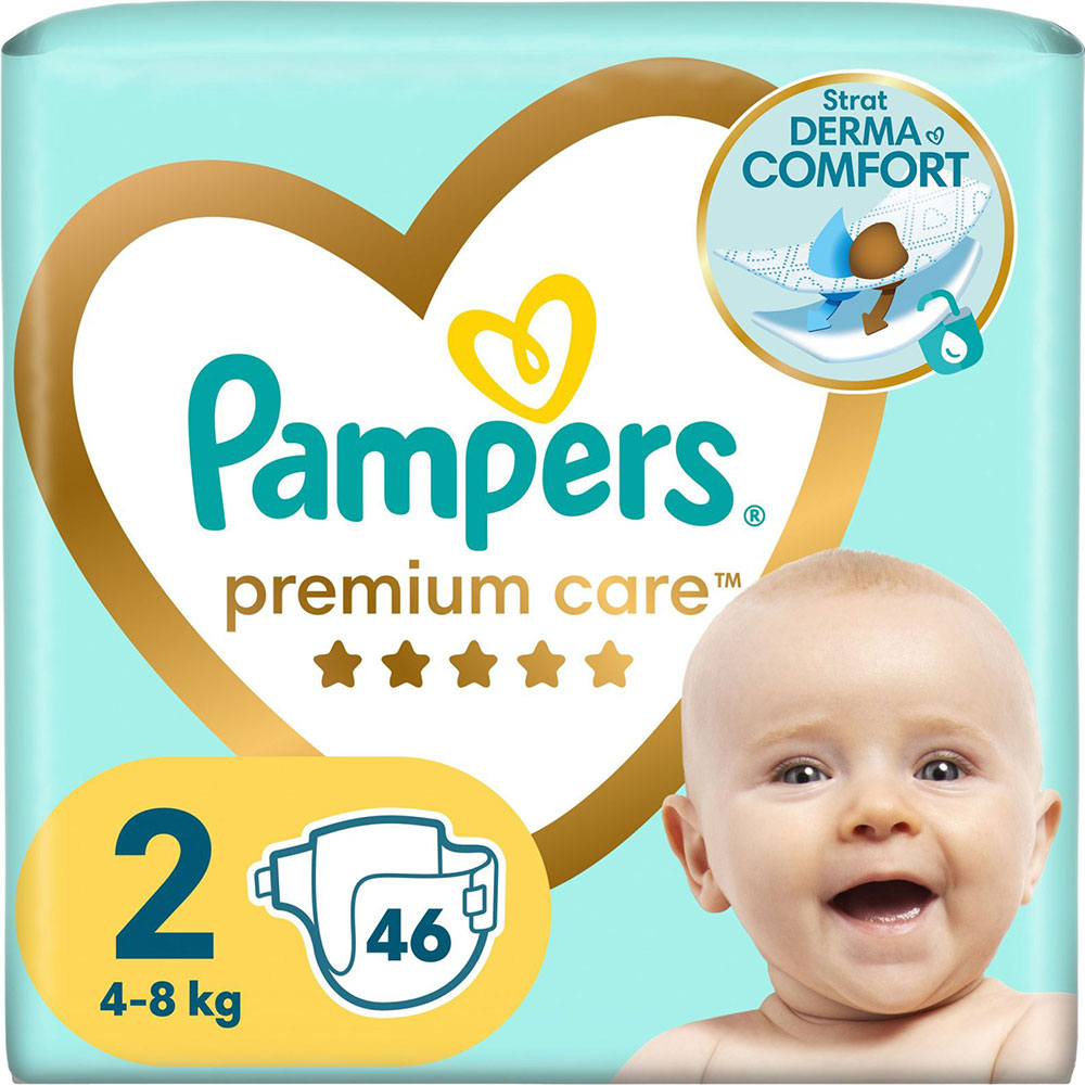 Підгузки Pampers Premium Care 2 4-8кг 46шт (8001841104799)