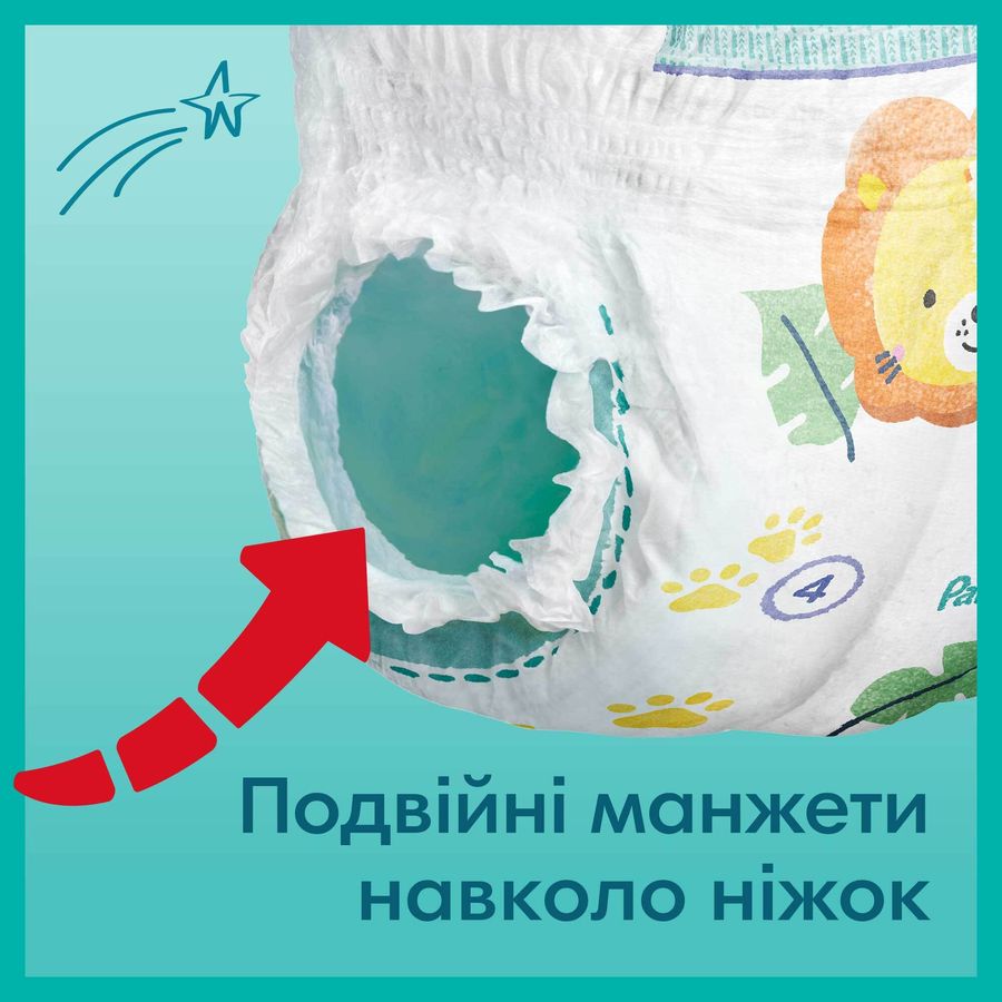 Підгузки-трусики Pampers Pants Розмір 5 (12-17 кг) 42 шт (8006540068960) Для для дівчаток