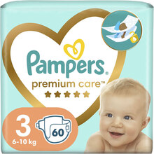 Підгузник PAMPERS Premium Care Midi 3 6-10кг 60шт (4015400274780)