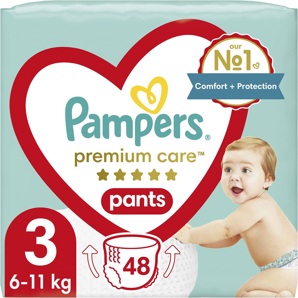 Підгузки PAMPERS Premium Care Pants Midi 3 (6-11 кг) 48 шт (8001090759795)