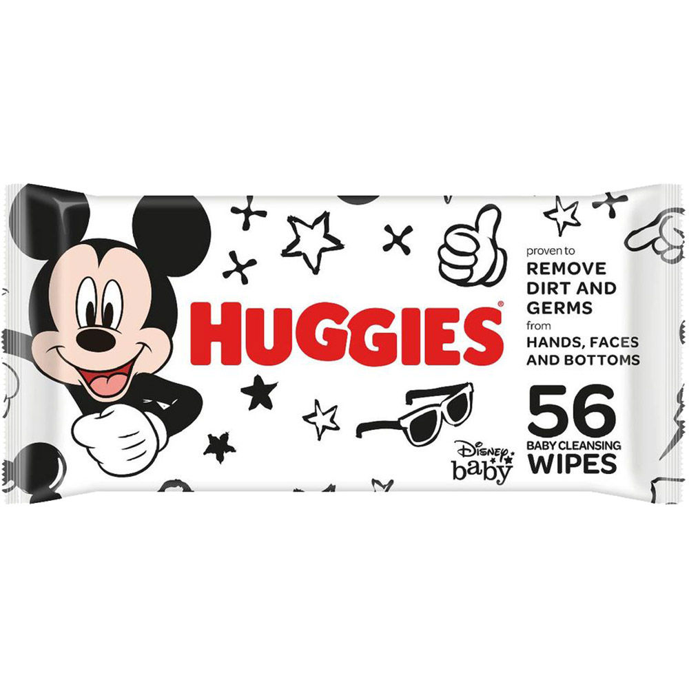 Серветки вологі HUGGIES Mickey Mous 56 шт (5029053580371)