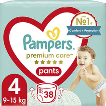 Підгузки PAMPERS Premium Care Pants Maxi 4 9-15кг 38шт (8001090759832)