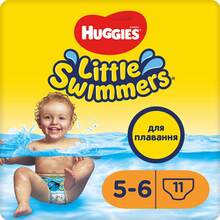 Підгузки-трусики HUGGIES Little Swimmer 5-6 (12-18 кг) 11 шт (5029053538426)