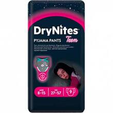 Підгузки-трусики HUGGIES DryNites для дівчаток 8-15 років 9 шт (5029053527604)