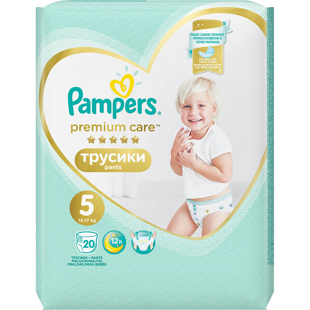 Підгузки-трусики PAMPERS Premium Care Pants Junior 12-17кг 20шт (4015400681243)