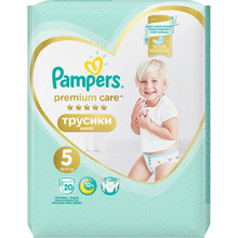 Підгузки-трусики PAMPERS Premium Care Pants Junior 12-17кг 20шт (4015400681243)