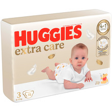 Підгузки Huggies Extra Care 3 (6-10 кг) 72 шт (5029053578095)