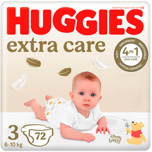 Подгузники Huggies Extra Care 3 (6-10 кг) 72 шт (5029053578095)