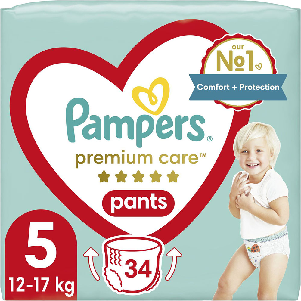 Подгузники PAMPERS Premium Care Junior 5 12-17кг 34 шт (8001090759870)