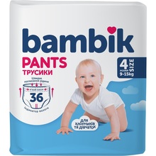 Підгузки-трусики BAMBIK 4 (9-15 кг) 36 шт (43404700)