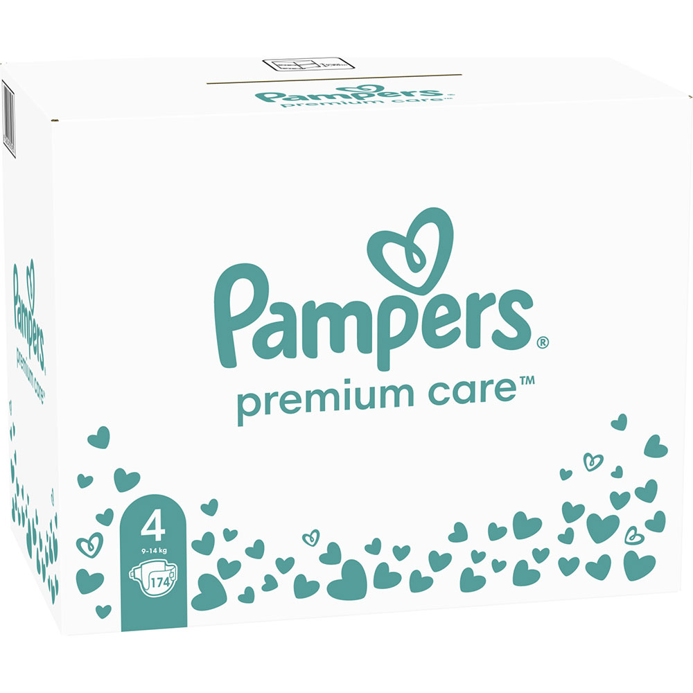 Подгузники Pampers Premium Care Размер 4 (9-14 кг) 174 шт (8006540855935) Количество в упаковке 174