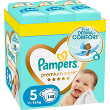 Підгузки Pampers Premium Care Розмір 5 (11-16 кг) 148 шт (8006540855973)