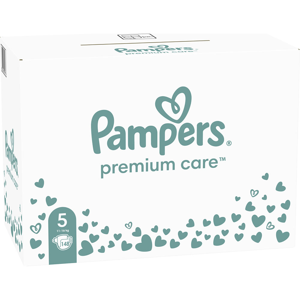 Підгузки Pampers Premium Care Розмір 5 (11-16 кг) 148 шт (8006540855973) Кількість в упаковці 148