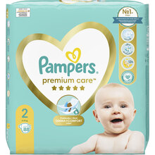 Підгузки Pampers Premium Care Розмір 2 (4-8 кг) 88 шт (8006540857717)