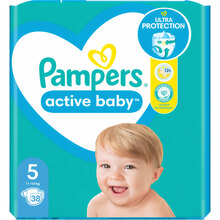 Підгузки Pampers Active Baby Розмір 5 (11-16 кг) 38 шт (8006540207796)