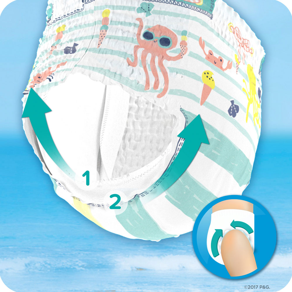 Подгузники Pampers для плавания Splashers Размер 3-4 (6-11 кг) 12 шт (8001090698346) Для универсально