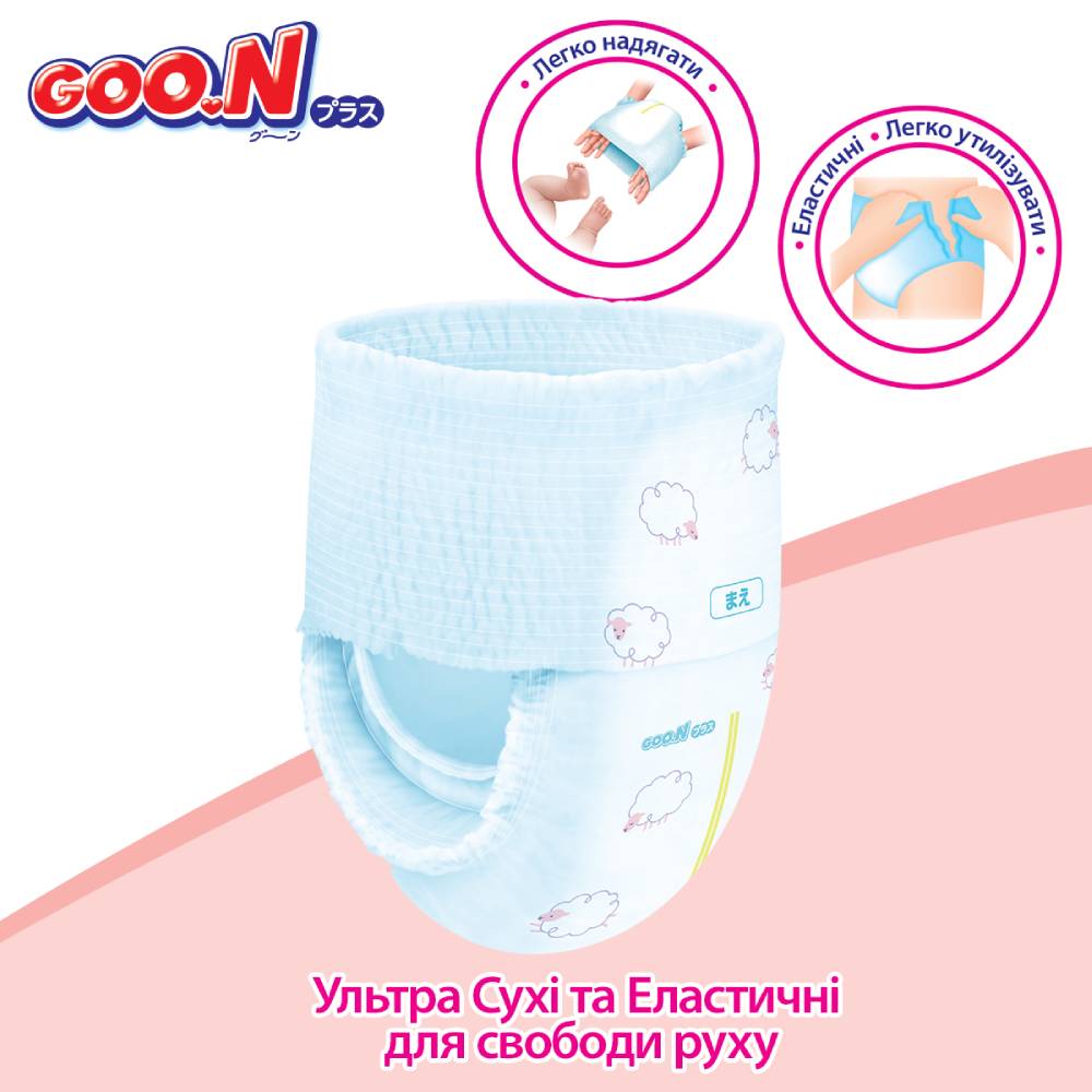 Замовити Підгузки-трусики GOO.N PLUS 6-12 кг 58 шт М (843339)