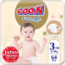 Підгузки GOO.N PREMIUM SOFT 5-9 кг 64 шт (F1010101-154)