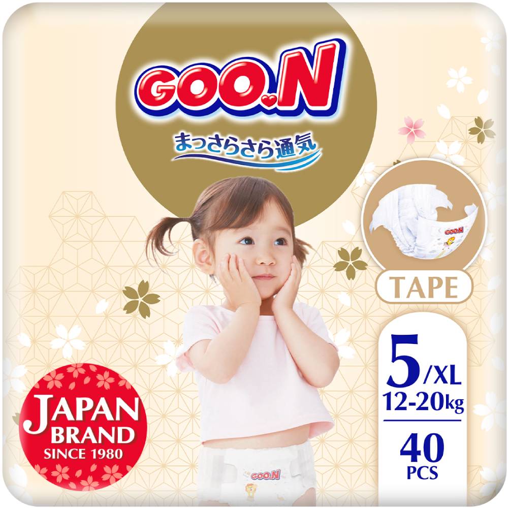 Підгузки GOO.N PREMIUM SOFT 12-20 кг 40 шт (F1010101-150)