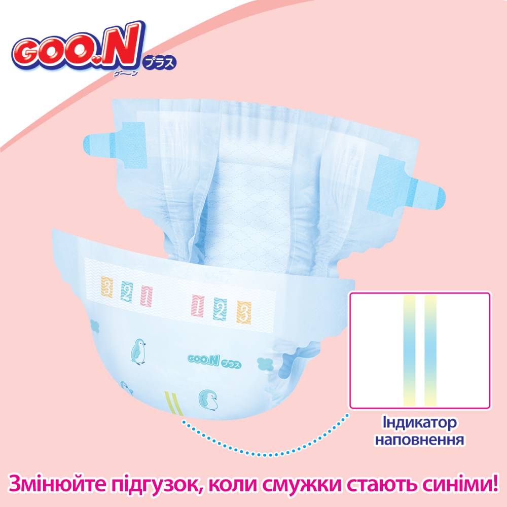 Замовити Підгузки GOO.N PLUS до 5 кг 76 шт (21000626)