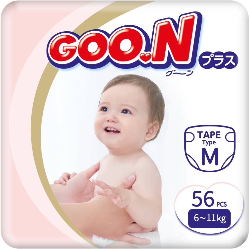 Підгузки GOO.N PLUS 6-11 кг 56 шт (21000628)