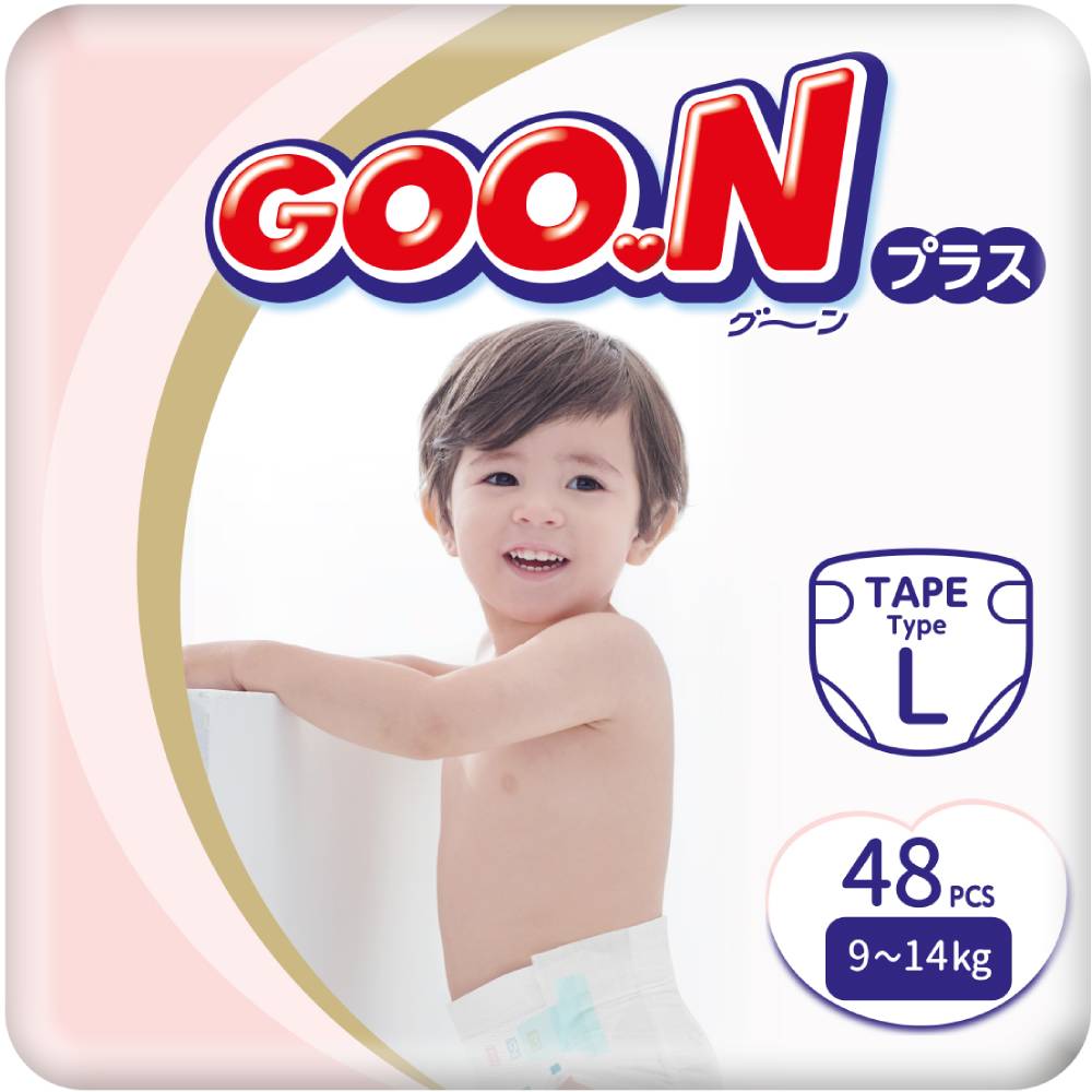 Подгузники GOO.N PLUS 9-14 кг 48 шт (21000629)