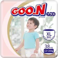 Подгузники GOO.N PLUS 12-20 кг 38 шт (21000630)