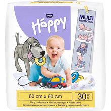 Одноразові пелюшки Bella Baby Happy 60x60 см 30 шт (BB-091-6030-005)