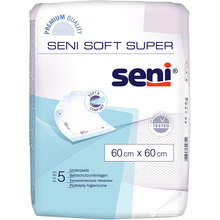 Пелюшки гігієнічні Seni Soft Super 60х60 см 5 шт (SE-091-SU05-002)