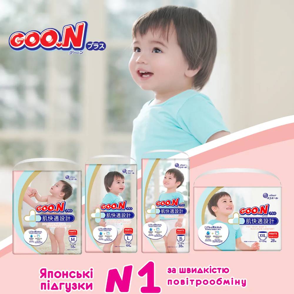 В интернет магазине Подгузники-трусики GOO.N PLUS 12-20 кг 38 шт. (21000633)