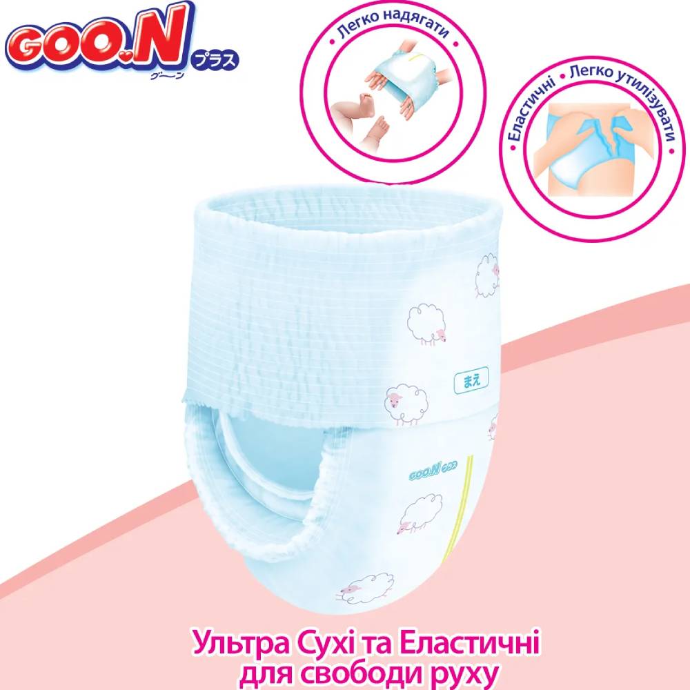 Зовнішній вигляд Підгузки-трусики GOO.N PLUS 12-20 кг 38 шт. (21000633)