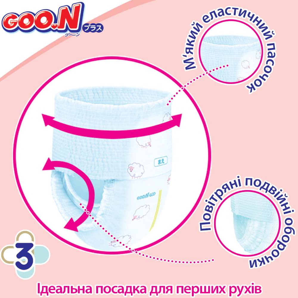 Заказать Подгузники-трусики GOO.N PLUS 12-20 кг 38 шт. (21000633)