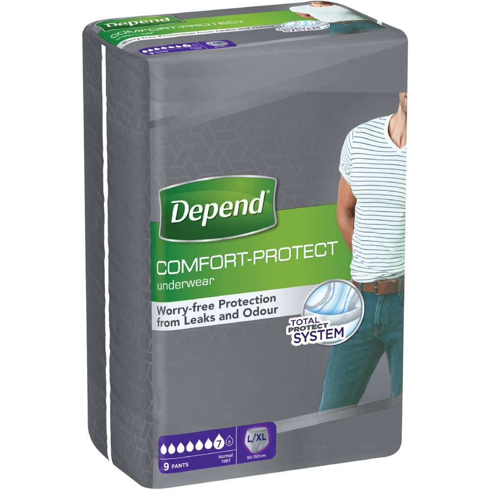 Впитывающее нижнее белье DEPEND Male 500 L/XL 9 шт (5029053539744)