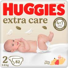 Підгузки HUGGIES Extra Care Mega 2 (3-6 кг) 82 шт (5029053578088)