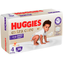 Підгузки-трусики HUGGIES Extra Care Pants 4 9-14кг Mega 38 шт. (5029053549323)