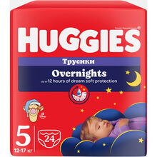 Підгузки-трусики HUGGIES Pant Overnight 5 12-17 кг 24 шт. (5029053581095)