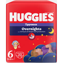 Підгузки-трусики HUGGIES Pant Overnight 6 15-25 кг 22 шт. (5029053581101)