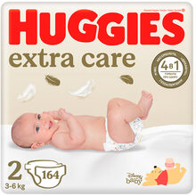 Підгузки HUGGIES Extra Care 2 3-6 кг M-Pack 164 шт. (5029053549637)