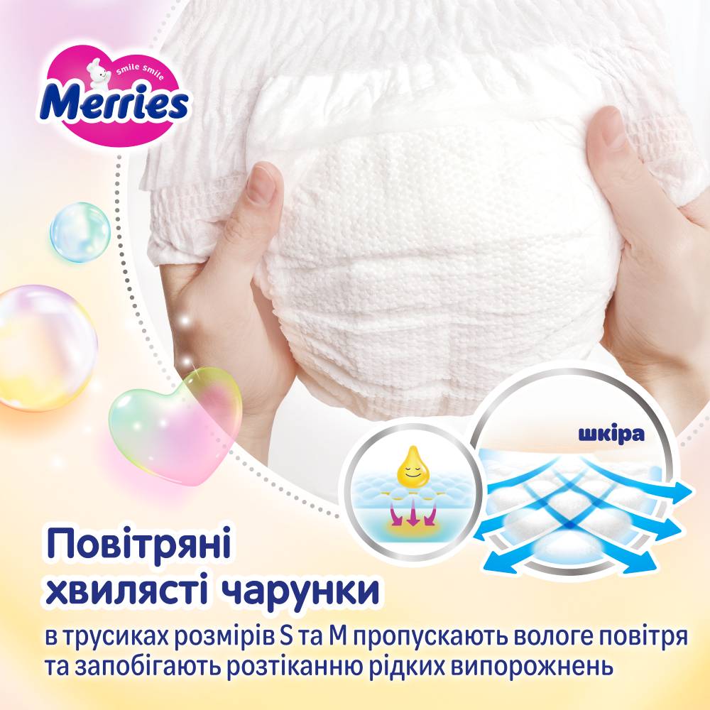 В интернет магазине Подгузники-трусики MERRIES S 4-8 кг 62 шт SJ (4901301425867)