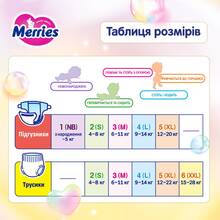 Підгузки-трусики MERRIES S 4-8 кг 62 шт SJ (4901301425867)