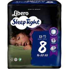 Підгузки Libero Sleep Tight 8 (16-30 кг) 13 шт (7322541193854)