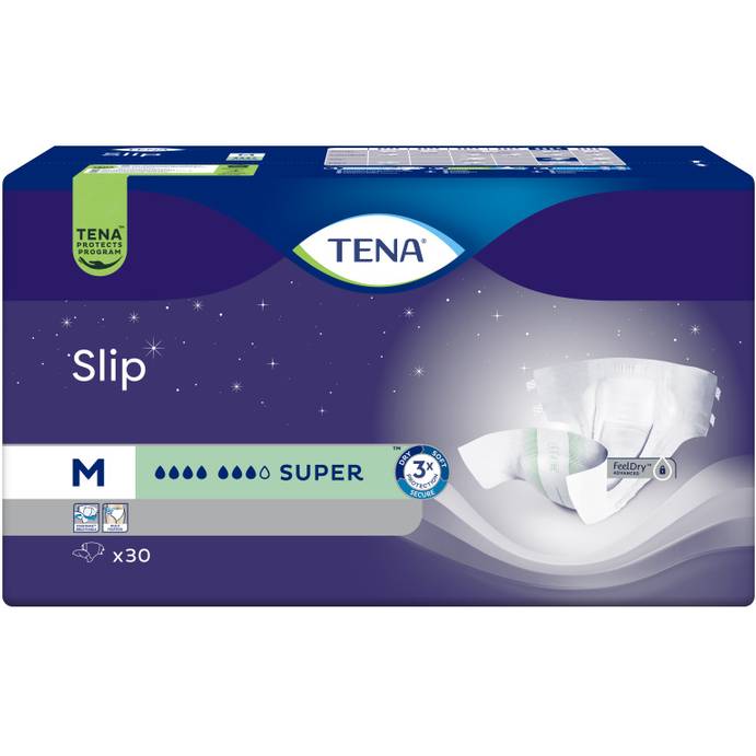 Подгузники TENA Slip Super Medium 30 для взрослых (7322541118055) Тип подгузники для взрослых