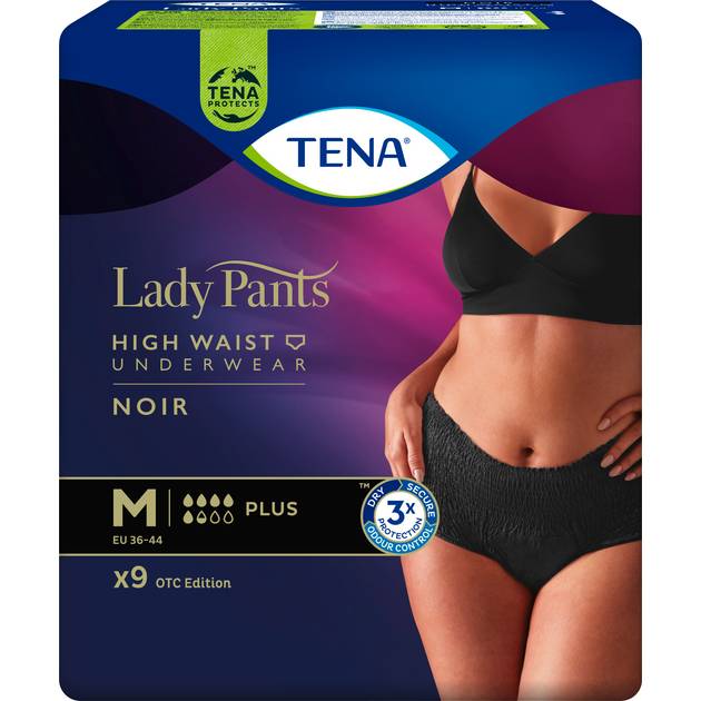 Трусы-подгузники TENA Lady Pants Plus M 4x9 Black East для женщин  (7322541130637) Тип подгузники для взрослых