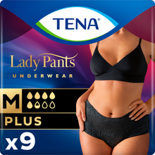 Труси-підгузки TENA Lady Pants Plus M 4x9 Black East для жінок (7322541130637)