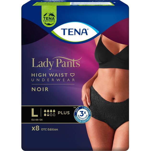 Трусы-подгузники TENA Lady Pants Plus L 4x8 Black East для женщин (7322541130750) Тип подгузники для взрослых