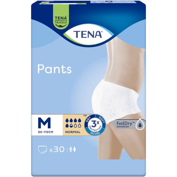 Трусы-подгузники TENA Pants Normal Medium 30шт (7322541150611) Тип подгузники-трусики для взрослых