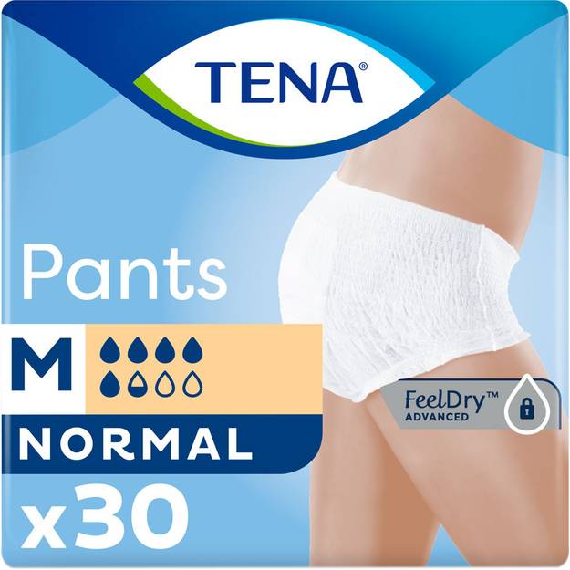 Трусы-подгузники TENA Pants Normal Medium 30шт (7322541150611)